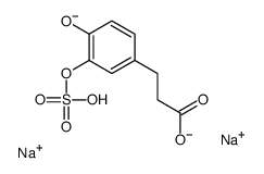 Dihydro Caffeic Acid 3-O-Sulfate Sodium Salt Structure