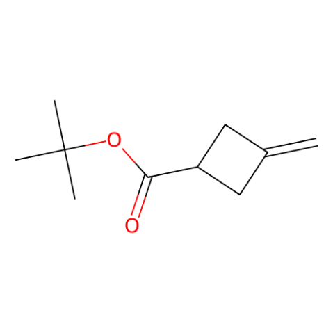 3-亚甲基环丁烷羧酸叔丁酯结构式
