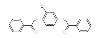 1,4-bis-benzoyloxy-2-chloro-benzene结构式