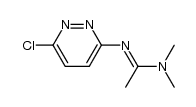 (E)-N'-(6-chloropyridazin-3-yl)-N,N-dimethylacetimidamide结构式