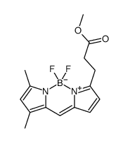 (T-4)-difluoro[Methyl 5-[(3,5-dimethyl-2H-pyrrol-2-ylidene-κN)Methyl]-1H-pyrrole-2-propanoato-κN1]-boron Structure