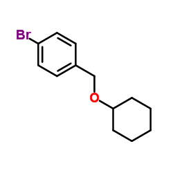 1-Bromo-4-[(cyclohexyloxy)methyl]benzene结构式