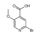 2-BROMO-5-METHOXYISONICOTINIC ACID Structure