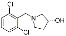 (R)-1-(2,6-二氯-苄基)-吡咯烷-3-醇结构式