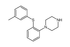 1-[2-(3-methylphenylsulfanyl)phenyl]piperazine Structure