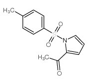 2-乙酰基-1-甲苯磺酰基吡咯结构式
