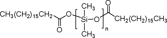 POLY(DIMETHYLSILOXANE), DISTEARATE TERMINATED Structure
