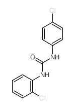 Urea,N-(2-chlorophenyl)-N'-(4-chlorophenyl)- Structure