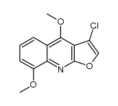 3-chloro-4,8-dimethoxy-furo[2,3-b]quinoline Structure