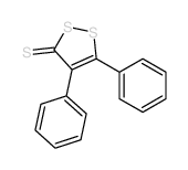 3H-1,2-Dithiole-3-thione,4,5-diphenyl-结构式