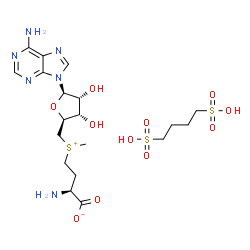 ADEMETIONINE 1, 4-BUTANE-DISULFONATE结构式