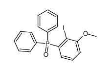 (2-iodo-3-methoxyphenyl)diphenylphosphine oxide Structure