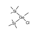 chloro(methyl)bis(trimethylsilyl)germane结构式