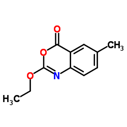 2-乙氧基-6-甲基-4H-3,1-苯并恶嗪-4-酮结构式