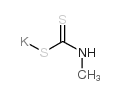 N-甲基二硫代氨基甲酸钾结构式