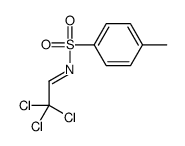 4-methyl-N-(2,2,2-trichloroethylidene)benzenesulfonamide结构式