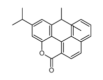 1,3-di(propan-2-yl)naphtho[2,1-c]chromen-6-one结构式