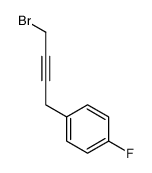 1-(4-bromobut-2-ynyl)-4-fluorobenzene Structure