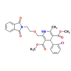 Dimethyl 4-(2-chlorophenyl)-2-{[2-(1,3-dioxo-1,3-dihydro-2H-isoindol-2-yl)ethoxy]methyl}-6-methyl-1,4-dihydro-3,5-pyridinedicarboxylate Structure