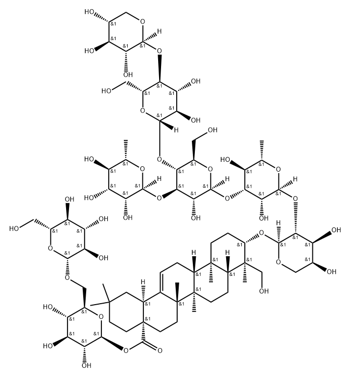 川续断皂苷X结构式