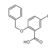 2-(Benzyloxy)-5-iodobenzoic acid Structure