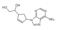 9-(4-(1,2-dihydroxyethyl)cyclopent-2-en-1-yl)-9H-adenine Structure