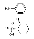 aniline, (+/-)-cis-2-hydroxy-cyclohexanesulfonate Structure