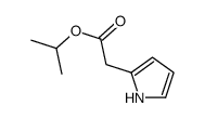 Isopropyl 1H-pyrrol-2-ylacetate结构式