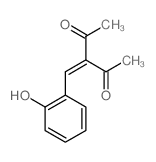 2,4-Pentanedione,3-[(2-hydroxyphenyl)methylene]-结构式