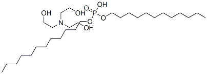 Triethanolamine dilauryl phosphate structure