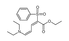 5-Diethylamino-2-phenylsulfonyl-2,4-pentadienoic acid ethyl ester picture