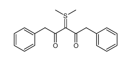 3-(dimethyl-λ4-sulfanylidene)-1,5-diphenyl-pentane-2,4-dione结构式
