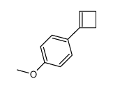 1-(cyclobuten-1-yl)-4-methoxybenzene结构式