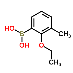 (2-Ethoxy-3-methylphenyl)boronic acid Structure