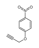1-Nitro-4-(prop-2-yn-1-yloxy)benzene结构式