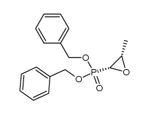 dibenzyl (1R,2S)-1,2-epoxypropylphosphonate结构式