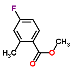 Methyl 4-fluoro-2-methylbenzoate Structure