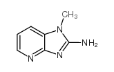 1-甲基-1H-咪唑并[4,5-b]吡啶-2-胺结构式