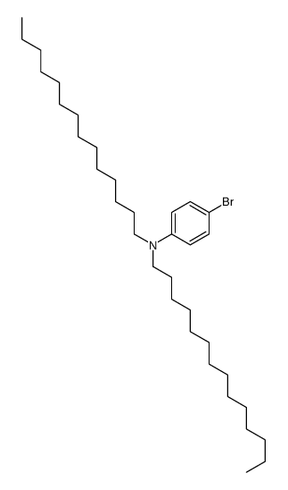 4-bromo-N,N-di(tetradecyl)aniline Structure