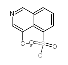 5-氯磺酰基-4-甲基异喹啉结构式