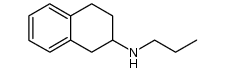 2-(R,S)-Propylamino-1,2,3,4-tetrahydronaphthalene Structure