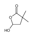 5-羟基-3,3-二甲基二氢呋喃-2(3H)-酮结构式
