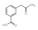 3-(2-氧代-丙基)苯甲酸结构式