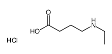 4-(ethylamino)butanoic acid,hydrochloride Structure