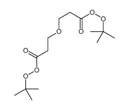 tert-butyl 3-(3-tert-butylperoxy-3-oxopropoxy)propaneperoxoate Structure