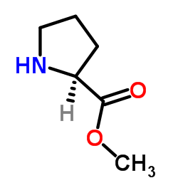 L-脯氨酸甲酯盐酸盐结构式