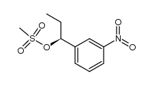 (S)-1-(3-nitrophenyl)propanol mesylate结构式