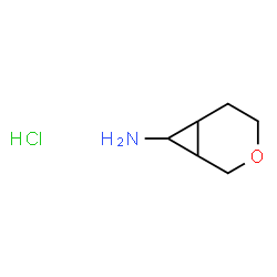 3-oxabicyclo[4.1.0]heptan-7-amine hydrochloride Structure