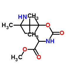 Methyl 2-((tert-butoxycarbonyl)amino)-2-(piperidin-4-yl)acetate Structure