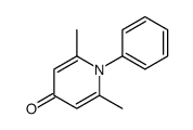 2,6-dimethyl-1-phenylpyridin-4-one结构式
